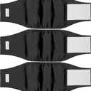 wegreeco Small Dog Diapers Male, Reusable Belly Bands for Male Dogs, Washable Doggie Puppy Male Diapers Wraps, Medium Large Size (5 Pack Small, Black)