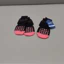 SCENEREAL Anti Slip Dog Socks to Prevent Licking Paws, Dog Booties & Paw Protectors for Hot Pavement Hardwood Floors, Traction Control for Small Medium Large Senior Dogs, Pink XL (XL(Paw Width 3.5"))