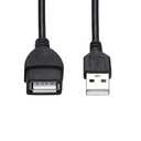 Smays Short USB Extension Cord 5-Pack, 1.6 ft USB 2.0 Male to Female Extender Cable Bulk