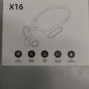 Bone Conduction Headphones, Bluetooth 5.4 with Mic Open Ear IPX8 Waterproof Headsets, Swimming Headphones 10H Playtime Wireless Earbuds for Sports, Running, Cycling