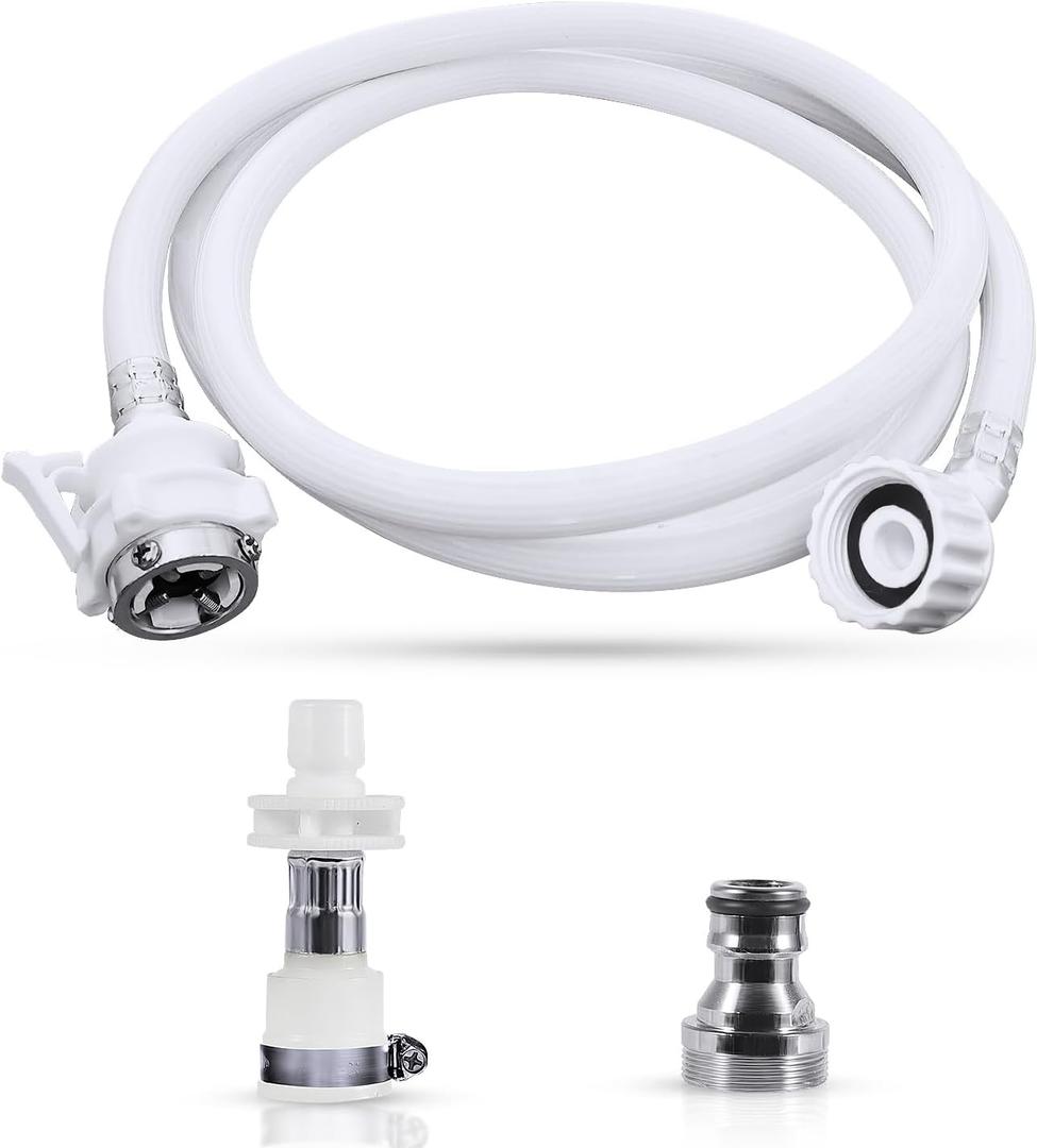 Washing Machine Water Inlet Hose, (Burst Proof) Water Connection Inlet Supply Lines,Accessories For Portable Washing Machine (6.5 FT)