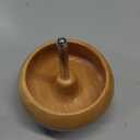 Tilhumt Bead Spinner for Jewelry Making, Effortless Rotating Wooden Clay Bead Spinner with 2 Big Eye Beading Needles and 3000 Seed Beads, Beading Supplies for Making Waist, Bracelets, Necklace