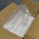 CTSNSLH 4 Tier Plastic Storage Bins and Boxes Organizer - Stackable with Lids for Bedroom, Living Room, Office - Foldable Containers (White)