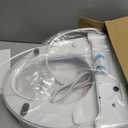 Bidet Toilet Seat 102S-W, Electronic Heated Seat with Unlimited Warm Water for Bathroom, Remote Control, Turbo Wash & Dryer, Night Light, Easy Install-Perfect for Home Bathroom Use
