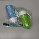 Munchkin Gentle Transition Baby Sippy Cup, Baby's First Sippy - Helps Babies & Toddlers Transitioning from Bottles to Cups, Spill Proof, 9 Months & Up, 10 Ounce, 2 Pack, Blue/Green | Gentle, Transition, with Trainer Handles