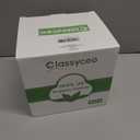 Classycoo Face Towel Holder, 50 PCS Disposable Towels XL Included Compatible with Clean Skin Club Cotton Towel, Odor-Free, Marble Acrylic Container Box Facial Wipes, Bathroom Cosmetic Storage