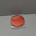 Outus 72 Pieces Wall Stickers Decor Acrylic Circle Mirror Removable Red and Black Wall Decor Round Dots Bulk DIY Red Living Room Decals Modern Art Murals for Home Bathroom Bedroom Decoration