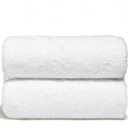 Italic Ultraplush 100% Australian Cotton Bath Sheets - Set of 2 Luxury Extra Large Heavy Duty Bath Sheets, 800GSM Plush and Absorbent Sheets for Hotels, Bath, Gym & Spa (White)