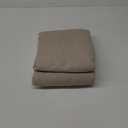 jinchan Taupe Room Darkening Linen Blend Curtains for Living Room 84 Inch Length 2 Panels Curtains for Sliding Glass Doors, 50 Inch Wide Farmhouse Drapes with Rod Pocket Back Tab(50W x 84L, Taupe)