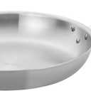 WINCO Tri-Ply Frying Pan, Silver (14")