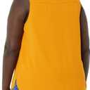 Amazon Essentials Women's Regular-Fit Sleeveless Layering Tank Top Crew Neck (Orange, M)