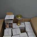 Riakrum 12 Pcs Gold LED Portable Cordless Table Lamp Bulk with Touch Sensor 3 Color Stepless Dimming Rechargeable Battery up to 15 Hours Cordless Table Light Wireless Lamp Wedding Home
