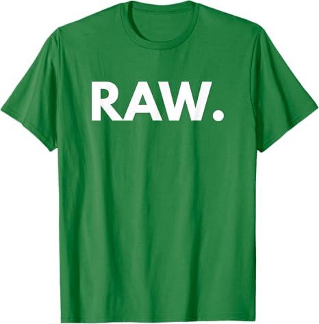 Raw Novelty Gift T-Shirt (XL, Kelly Green)