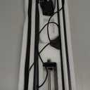 SUPERDANNY LED Desk Lamp for Office Home, Eye-Caring Desk Light with Adjustable Gooseneck, 12W Touch Control Dimmable Brightness, Architect Clamp Lamp with USB Adapter for Reading Study Workbench (Black)