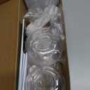 Stove Knob Safety Covers, (5+1Pack) Dual-Lucks Oven Knob Covers for Child Safety, Clear Vies, Universal Size (White)