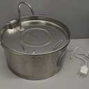 Dog Water Fountain for Large Dogs: Stainless Steel Dog Fountain Water Bowl - 3.2Gal/406oz/12L Super Quiet Big Cat Water Fountain with Visual Water Level -Great for Large Dogs Cats and Multi-Pet Home