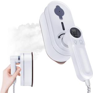 Portable Handheld Steamer for Clothes - 1200w Steamer and Iron - 15S Fast Heating Self Cleaning, 6 Steam Modes - Garment Steamer for Travel and Home, 100ML