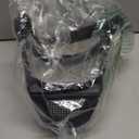 Super Protective Face Shield,Anti Fog Mask,Adult Clear Face Shield,Plastic Face Mask （Black）