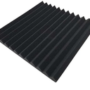 Sound Deadener for Cars Soundproofing Foam Fireproof Material Density Flame Retardant Noise insulation Cotton Absorbing Acoustic Foam rubber 12 Pack Car Sound & Heat Insulation Deadener ( Color : Black ) Size 1ft x1 ft