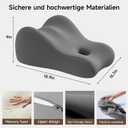 Memory Foam Furniture Pillow Pillowcase Suitable for Home Use, Ideal for Sitting and Lying, Foam Pillow Modern and Simple Style - Black