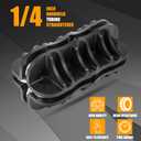 RANSOTO 1/4 Inch Handheld Tubing Straightener Tool Manual Tube Brake Line Straightening Compatible with Copper, Aluminum, Steel Tubing