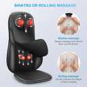 COMFIER Shiatsu Back Massager with Heat, Deep Kneading & Rolling Massage Chair Pad, Chair Massager for Office Home Use Mothers Day Gifts for Women
