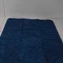 OLANLY Dog Door Mat for Muddy Paws 38x32, Absorbs Moisture and Dirt, Absorbent Non-Slip Washable Doormat, Quick Dry Chenille Mud Mat, Entry Indoor Entryway Carpet for Inside Floor, Atlantic Blue