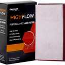 HIGHFLOW High Performance, Pre-Oiled Disposable Engine Air Filter PA99430X | Fits 2020-2025 Volkswagen Atlas Cross Sport, 2018-2023 Atlas, 2019-2023 Teramont, 2021-2023 Cross Sport