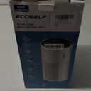 Air Purifiers for Home Large Room Cover Up to 1500 Ft² with True HEPA Filter, 20dB Sleep Mode, 360° Air Intake & Outlet, Air Cleaner for Bedroom Pets, 7 Color Light, HAP604, Bright White