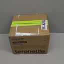 SereneLife Heavy Duty 9.1 x 6.7' Electronic Safe Box | Digital Touch Pad Lockbox with Code 2 Keys | Small Safe Box for Home/Office, Secure Cash, Jewelry, Firearms | Wall/Floor Mountable (Silver)