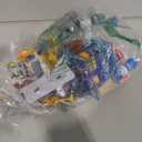 57 PCS Commercial Airport Playset with Airplane Toys, Play Vehicles, Fire Trucks, Police Cars & Figures, and Accessories in Storage Bucket for Kids Imaginative Play