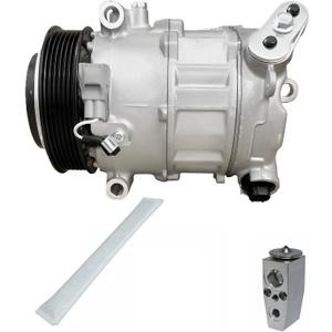 RYC New Automotive Air Conditioning Compressor and Clutch Kit KT EG51N (Fits Jeep Cherokee 2.4L 2014, 2015, 2016, 2017, 2018)