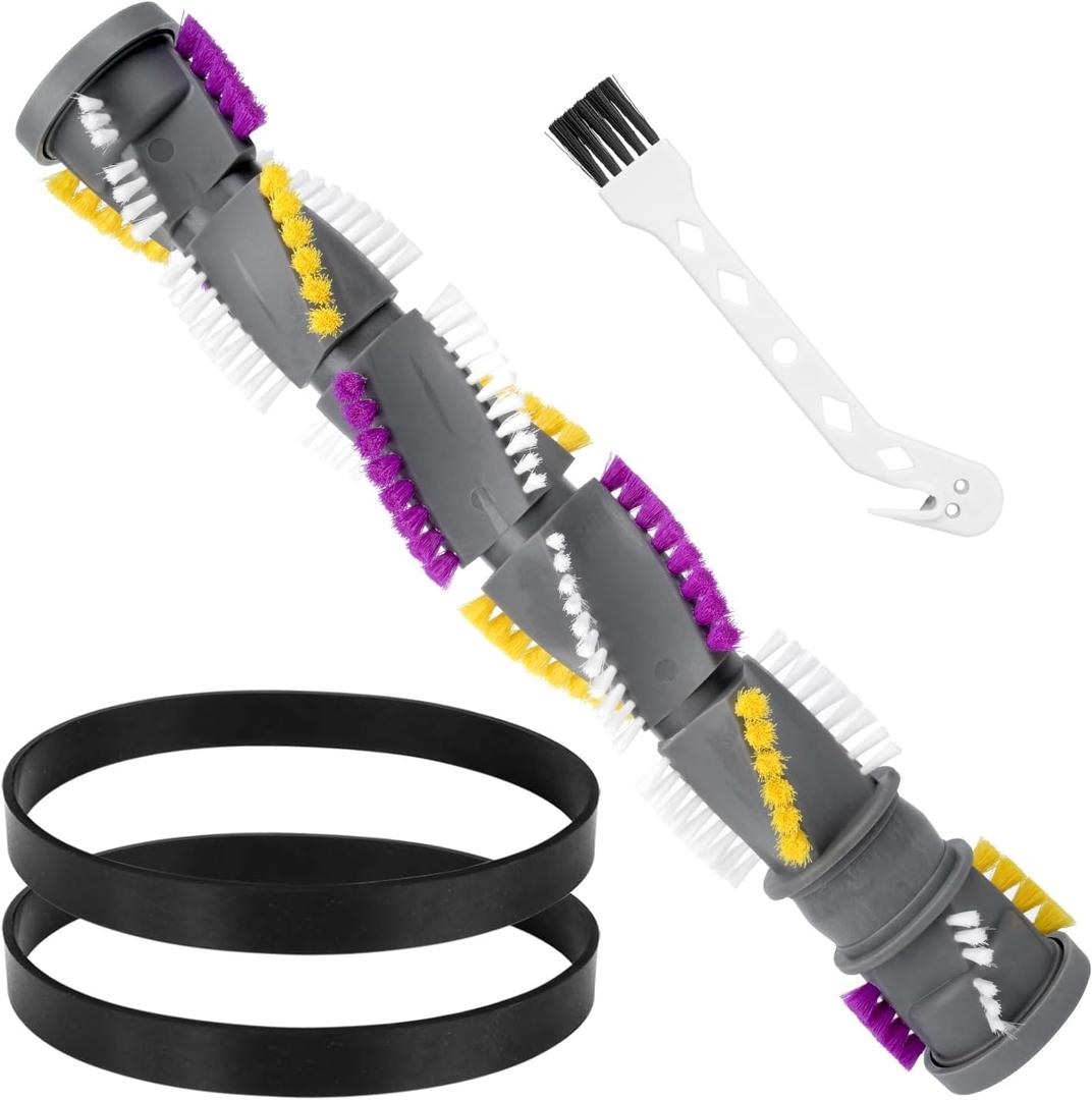 Brush Roll&2Belts Kit for Bissell CleanView Swivel Rewind Vacuums Fits 2252 2253 2254 2256 2258 2259 2260 2316 2486 2487 2488 2489 3195 3196 3197 3197A 3198 3198A Replace Parts 1604545 1600159 1611230