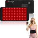 Red Light Therapy for Body, 3 in 1 LED Bead 660nm 850nm 16" Infrared Red Light Therapy Belt Wrap Pad for Back Shoulder Waist Stomach Knee Muscle