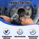 40 Pcs Offset Wheel Washers Bulk for Most Wheels Tire Repair Tools