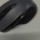 TECKNET Wireless Mouse (BT5.0/3.0 & 2.4G) Rechargeable 4800 DPI Silent USB A & Bluetooth Mouse 6 Buttons, Wide Compatibility - Grey