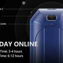 2 x Hand Warmers Rechargeable, Dnaleao 2 Pack 4000mAh Electric Portable Pocket Heater, Heat Therapy Great for Outdoors, Hunting, Golf, Camping, Warm Gifts (Black & Blue)