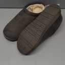 Amazon Essentials Men's Sherpa Clog Slippers (9, Grey)