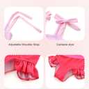 JingleBaBa Summer Baby Girl Bathing Suit Ruffle One Piece Swimsuits Quick Dry Beach Swimwear for Girls 6-9 Months