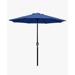 Blissun 9' Outdoor Patio Umbrella, Outdoor Table Umbrella, Yard Umbrella, Market Umbrella with 8 Sturdy Ribs, Push Button Tilt and Crank
