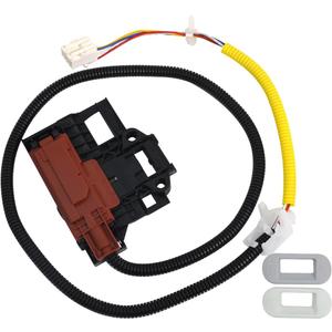W10404050 W10238287 Washer Lid Lock Latch Switch and Harness Kit Compatible with Specific Whirlpool Maytag Kenmore Amana Crosley Washing Machines