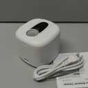 45kHz Ultrasonic Retainer Denture Cleaner Machine, Fast Cleaning for Aligners, Mouth Guards, Braces, Toothbrush Heads & Jewelry, 200ML Dental Cleaning Pod, 4 Modes & Digital Timer, White