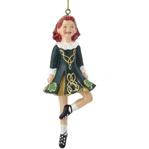 Kurt Adler 6-Inch Resin Irish Step Dancer Ornament