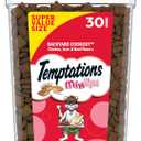 Temptations Cat Treats MixUps Backyard Cookout Flavor Crunchy, Soft Cat Treats, 30 oz. Tub, BBD: 06/2027 (1.88 Pound (Pack of 1))