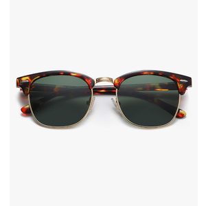AEVOGUE Polarized Sunglasses For Women And Men Semi Rimless Frame Retro Sun Glasses AE0369