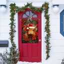 Christmas Highland Cow House Flag 28x40 Inch Double Sided Large Burlap Holiday Yard Flag, Outdoor Rustic Farmhouse Christmas Decor