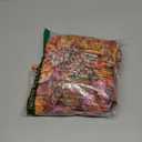 Qearal Women's Casual V Neck 3/4 Sleeve Boho Floral Printed Loose Short Flowy Summer Beach Vacation Dress (Medium, Orange)