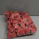 LELEE Rose Head Flowers with Stem - 108pcs Red Roses Artificial Flowers Bulk - Silk Rose Fake Flower for Wedding Bouquet Party Home Decor DIY Baby Shower Centerpieces Tables Decoration