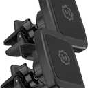 WixGear Magnetic Phone Car Mount, [2 Pack] Air Vent Car Phone Mount Holder, Phone Holder for Car with Twist-Lock Base, Compatible with All Smartphones