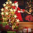 HELESIN Christmas Candy Cane Lights, Solar Landscape Lights with Timer Remote, Waterproof Outdoor Pathway Light Decorative Light for Christmas Decor Garden Yard Walkway Markers, 12 Pack